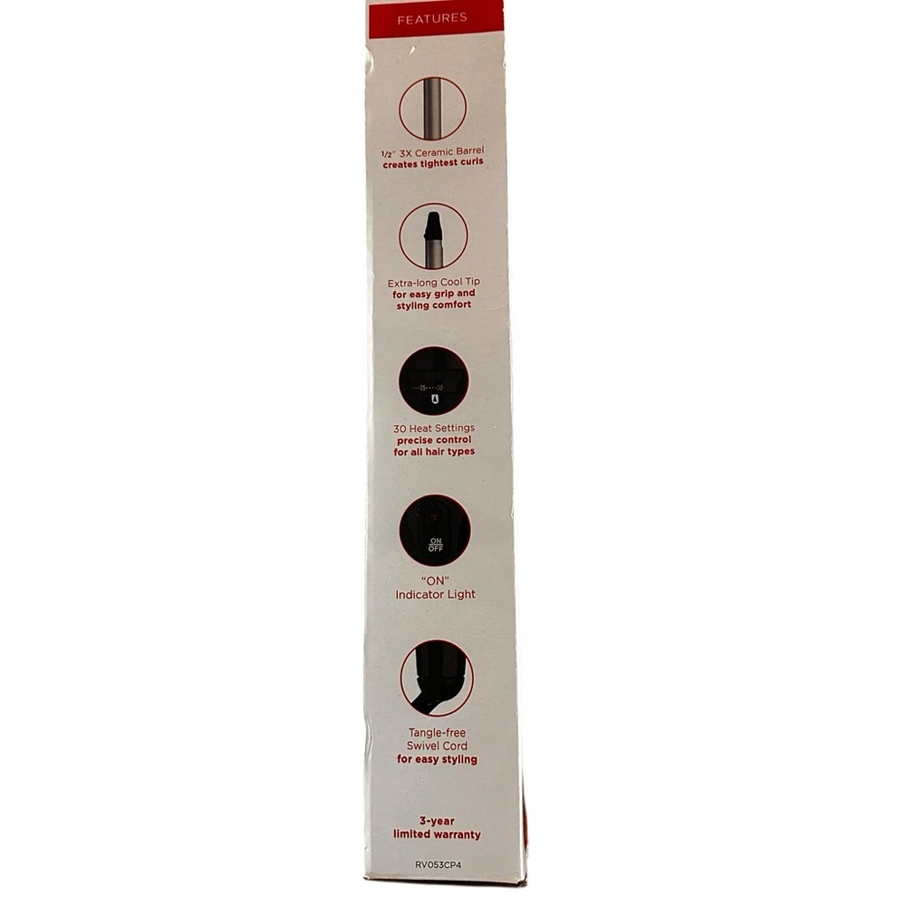 Free w/Bundle NWT Revlon Black Curling Iron​ - Picture 2 of 5
